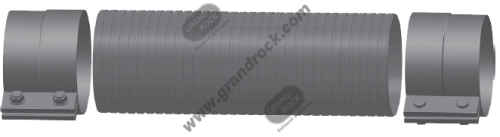 FK-512G 5"X12 FLEX PIPE GALV KIT