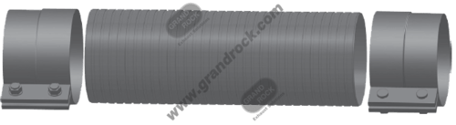 FK-524G 5"X24 FLEX PIPE GALV KIT