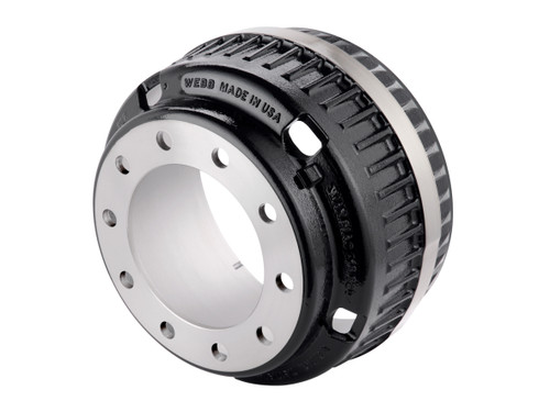 77809BW VORTEX BRAKE DRUM 16.5X8.62