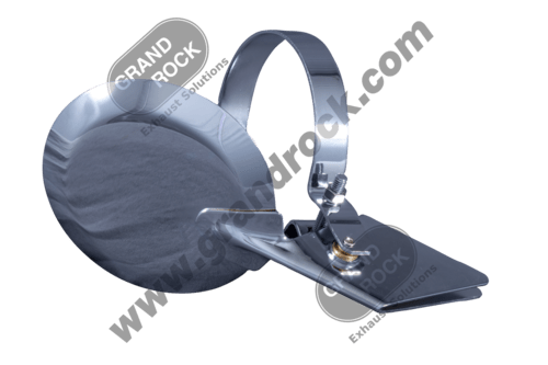 RC-500C 5" RAIN CAP CHR