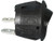 Buyers 6391105 - Mini Round Rocker Switch, Momentary On, Black Plastic, Panel Mount, 1 Function, 3/4" Hole
