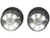 Buyers 8891327 - Push-On LED Hideaway Strobe Kit with 19 Flash Patterns, Amber/Clear, 6 LEDs, for Work Trucks