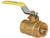 Buyers HBV075 - 3/4" NPT Brass Body Ball Valve with Hardened Steel Ball for Hydraulic Systems, 600 PSI