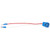 Grote 66846 - Stop Tail Turn Two-Wire Pigtail with 90 Degree Male Pin and Slim-Line Bullet/Ring Terminals