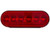 Buyers 5626156 - 6 Inch Oval Red LED Stop/Turn/Tail Light with PL-3 Connection for Trucks and Trailers