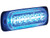 Buyers 8891904 - Thin 4.5 Inch Horizontal Blue LED Strobe Light, SAE J595 Class 1, 19 Flash Patterns, IP67 Rated