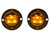 Buyers 8891226 - Bolt-On Hideaway Amber LED Strobe Kit with 19 Flash Patterns and In-Line Flashers