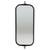 Grote 16092 - Black West Coast Style Truck Mirror With Steel Housing And Glass Lens