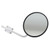 Grote 28491 - 10.5 Inch White Stainless Steel Convex Cross-Over Mirror Assembly