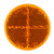 Grote 41003 - Two Inch Round Amber Stick-On Reflector