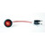 49332 CLR/MKR RED LED ROUND MICRONOVA PC WITH GROMMET