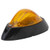 Grote 52023 - Amber Aero Cab Marker Lamp, Polycarbonate Lens, Black Base, Side Turn Light