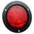 Grote 53182 - 4 Inch LED Stop Tail Turn Light, Red, Male Pin, Theft-Resistant Flange