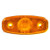 Truck-Lite 26250Y - 26 Series LED Yellow Rectangular 3 Diode Marker Clearance Light, P2, 2 Screw, Hardwired, .180 Bullet Terminal, 12V