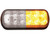 8891602 AMBER/CLEAR LED STROBE REC