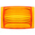 Truck-Lite 99160Y - Rectangular Yellow Acrylic Replacement Lens for Marker/Clearance Lights Snap-Fit