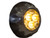 Buyers 8892400 - Amber LED Surface Mount Strobe Lights, 3 LEDs, 16 Flash Patterns, SAE J595 Class 1, 12-24 VDC, Hardwired
