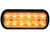 Buyers 8891600 - Dual Row 5.5 Inch Amber LED Strobe Light with 12 Flash Patterns, Surface Mount, IP67 Rated