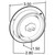 10079Y 10 SERIES, HIGH PROFILE, LED, YELLOW ROUND, 8 DIODE, MARKER CLEARANCE LIGHT, PC, GRAY POLYCARBONATE FLANGE MOUNT, PL-10, .180 BULLET TERMINAL/RING TERMINAL, 12V, KIT