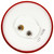 Truck-Lite 10202R - 10 Series Incandescent Red Round One Bulb Marker Clearance Light, Polycarbonate, PL-10, 12V