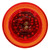 10256R 10 SERIES, LED, RED ROUND, 3 DIODE, MARKER CLEARANCE LIGHT, P2, FIT 'N FORGET M/C, 12-24V