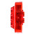 Truck-Lite 10286R - 10 Series Low Profile LED Red Round 8 Diode Marker Clearance Light, PC PL-10, 12V