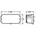 Truck-Lite 15209 - 15 Series Incandescent One Bulb License Plate Light, Rectangular, Bracket Mount, PL-10, 24V