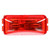 Truck-Lite 15250R - 15 Series LED Red Rectangular One Diode Marker Clearance Light, P3, PL-10, 12V