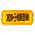 Truck-Lite 15250Y - 15 Series LED Yellow Rectangular 3 Diode Marker Clearance Light 12V