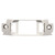 Truck-Lite 15412 - 15 Series Rail Mount for Rectangular Lights, White ABS, 2 Screw Bracket, PL-10, Stripped End/Ring Terminal Kit