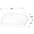 1561A SIGNAL-STAT, LED, CLEAR/YELLOW RECTANGULAR, 3 DIODE, MARKER CLEARANCE LIGHT, P2, PL-10, 12V