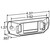 15728 15 SERIES, SURFACE MOUNT, 15 SERIES LIGHTS, USED IN RECTANGULAR SHAPE LIGHTS, WHITE ABS, 2 SCREW BRACKET MOUNT