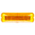 19250Y 19 SERIES, BASE MOUNT, LED, YELLOW RECTANGULAR, 4 DIODE, MARKER CLEARANCE LIGHT, P2, 19 SERIES MALE PIN, 12V