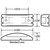 21004C SUPER 21, INCANDESCENT, 1 BULB, LICENSE LIGHT, RECTANGULAR, CLEAR 2 SCREW BRACKET MOUNT, SUPER 21 PLUG, STRIPPED END, 12V, KIT