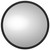 Truck-Lite 97614 - Heated 8.5 inch Silver Steel Convex Mirror, Round, Universal Mount