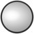 Truck-Lite 97804 - 8.5 inch Black Steel Convex Mirror, Round, Universal Mount