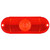 Truck-Lite 99011R - Oval Red Polycarbonate Replacement Lens for Front and Rear Lighting, Two Screw