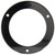 Truck-Lite 44709 - Flange Mount for Four inch Diameter Round Lights, Black Stainless Steel, Three Screw Bracket Mount