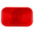 Truck-Lite 45207R - 45 Series Center High Mounted Stop Light, Incandescent, Rectangular Red Polycarbonate, 12V