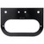 Truck-Lite 60722 - Bracket Mount for 60 Series Oval Lights, Black Steel, Two Screw