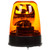 Truck-Lite 6822A - Signal-Stat Halogen Rotating Beacon, Yellow, Permanent Mount, Class III, Hardwired, Blunt Cut, 12V
