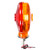 70311 INCANDESCENT, RED/YELLOW ROUND, 1 BULB, DUAL FACE, 2 WIRE, PEDESTAL LIGHT, 1 STUD, YELLOW, BLUNT CUT