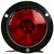 Truck-Lite 80302R - 80 Series Incandescent Red Round Stop Turn Tail Light, Steel Black Flange Mount, Hardwired 12V