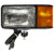 Truck-Lite 80860 - Economy Left Hand Side Halogen 4 x 6 inch Rectangular Snow Plow Light, Two Bulb, Polycarbonate, 12 Volt