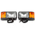 Truck-Lite 80888 - Economy Universal Halogen 4 x 6 inch Rectangular Snow Plow Light Kit