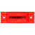 21256R 21 SERIES, LED, RED RECTANGULAR, 3 DIODE, MARKER CLEARANCE LIGHT, PC, 2 SCREW, REFLECTORIZED, FIT 'N FORGET M/C, 24V