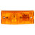 Truck-Lite 22202Y - 22 Series Incandescent Yellow Rectangular One Bulb Side Turn Signal - Two Screw - PL-3 - 12V