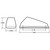 Truck-Lite 25761Y - 25 Series Incandescent Yellow Triangular Marker Clearance Light