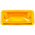 25784Y 25 SERIES, INCANDESCENT, YELLOW RECTANGULAR, MARKER CLEARANCE LIGHT, PC, 2 SCREW, SOCKET