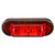 Truck-Lite 26310R - 26 Series Incandescent Red Oval 2 Bulb Marker Clearance Light, P2 Rated, Black Rubber 2 Screw, Hardwired 12V